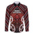 Personalised Aotearoa Mana Motuhake Family Matching Long Sleeve Bodycon Dress and Hawaiian Shirt Poutama With Maori Pattern - Polynesian Pride