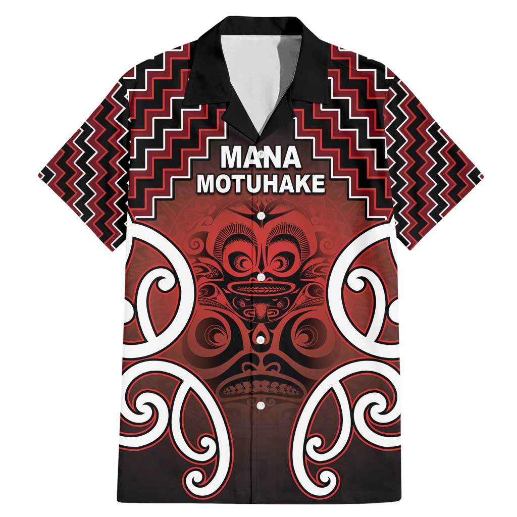 Personalised Aotearoa Mana Motuhake Family Matching Mermaid Dress and Hawaiian Shirt Poutama With Maori Pattern - Polynesian Pride