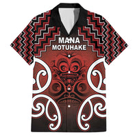 Personalised Aotearoa Mana Motuhake Family Matching Off The Shoulder Long Sleeve Dress and Hawaiian Shirt Poutama With Maori Pattern - Polynesian Pride