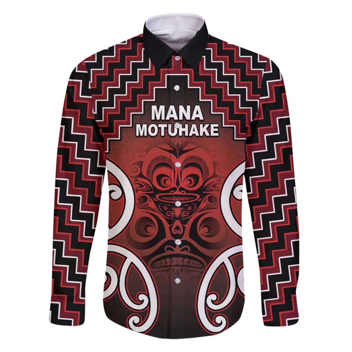 Personalised Aotearoa Mana Motuhake Family Matching Off The Shoulder Long Sleeve Dress and Hawaiian Shirt Poutama With Maori Pattern - Polynesian Pride