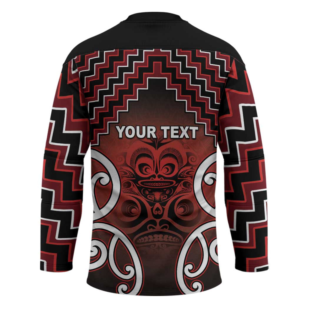 Personalised Aotearoa Mana Motuhake Hockey Jersey Poutama With Maori Pattern LT05 - Polynesian Pride