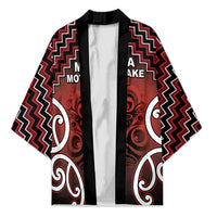 Personalised Aotearoa Mana Motuhake Kimono Poutama With Maori Pattern - Polynesian Pride