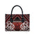 Aotearoa Mana Motuhake Leather Bag Poutama With Maori Pattern - Polynesian Pride