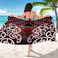 Aotearoa Mana Motuhake Sarong Poutama With Maori Pattern - Polynesian Pride