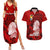 tonga-king-tupou-i-day-couples-matching-summer-maxi-dress-and-hawaiian-shirt-tropical-flowers-with-ngatu-pattern
