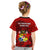 Tonga King Tupou I Day Kid T Shirt Tropical Flowers With Ngatu Pattern LT05 - Polynesian Pride