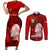 personalized-tonga-king-tupou-i-day-couples-matching-short-sleeve-bodycon-dress-and-long-sleeve-button-shirts-tropical-flowers-with-ngatu-pattern