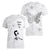 Lung Cancer Awareness Women V Neck T Shirt Never Give Up Polynesian Style LT05 - Polynesian Pride