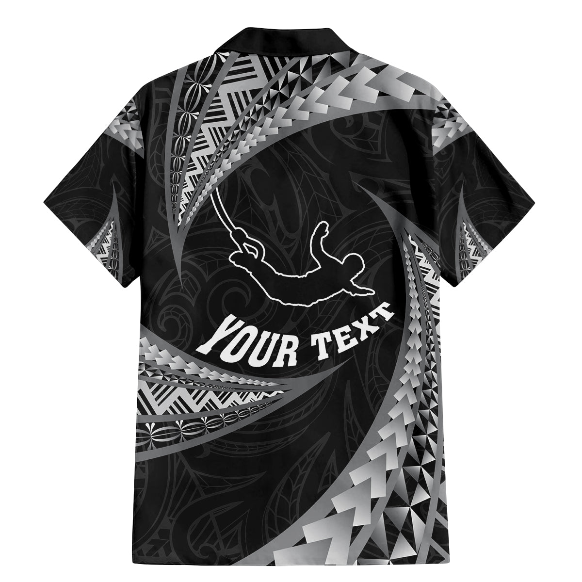 Personalised New Zealand Bungy Jumping Family Matching Mermaid Dress and Hawaiian Shirt Maori Pattern LT05 - Polynesian Pride