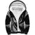 Personalised New Zealand Bungy Jumping Sherpa Hoodie Maori Pattern LT05 Unisex Black - Polynesian Pride