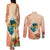 Hawaii Kauai Na Pali Coast Landscape Couples Matching Tank Maxi Dress and Long Sleeve Button Shirt