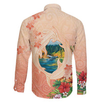 Hawaii Kauai Na Pali Coast Landscape Family Matching Mermaid Dress and Hawaiian Shirt LT05 - Polynesian Pride