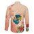 Hawaii Kauai Na Pali Coast Landscape Family Matching Summer Maxi Dress and Hawaiian Shirt