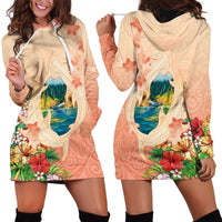 Hawaii Kauai Na Pali Coast Landscape Hoodie Dress