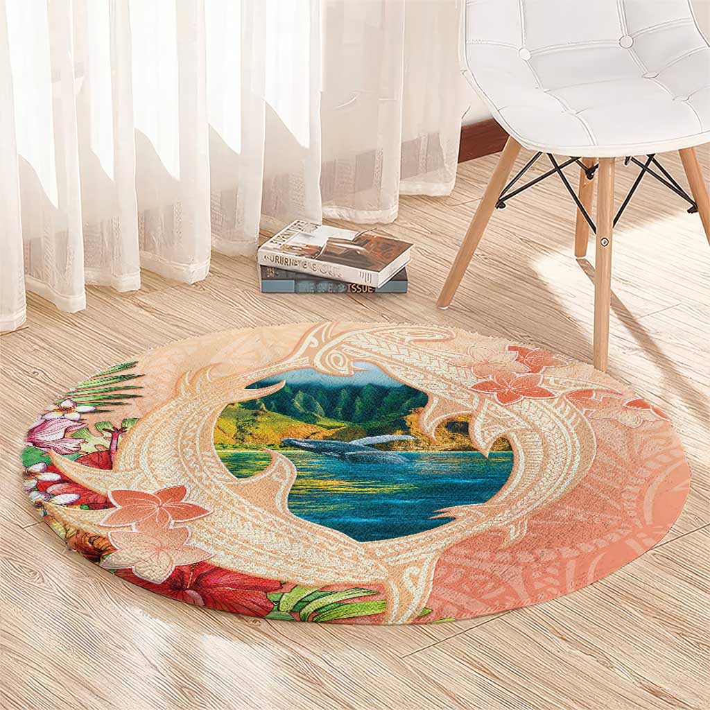 Hawaii Kauai Na Pali Coast Landscape Round Carpet LT05 - Polynesian Pride