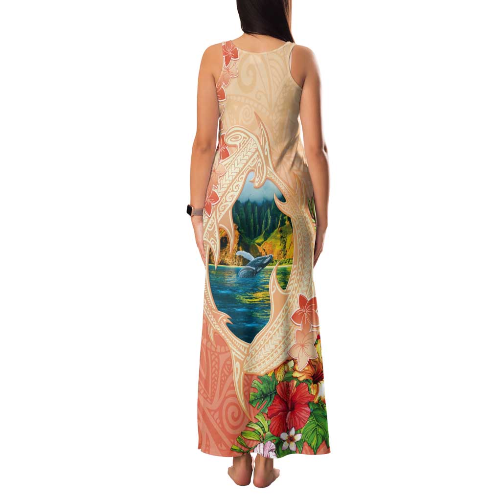 Hawaii Kauai Na Pali Coast Landscape Tank Maxi Dress