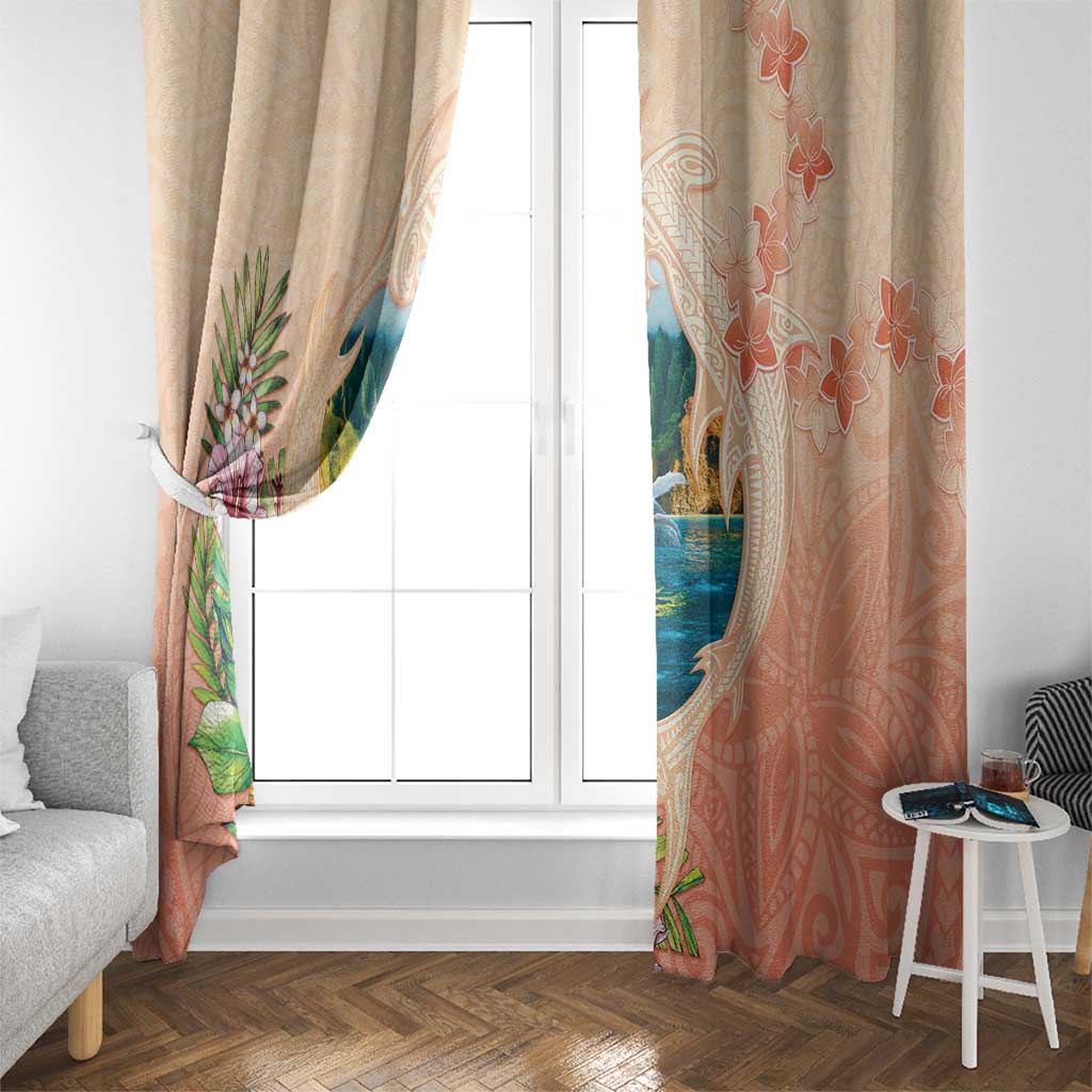 Hawaii Kauai Na Pali Coast Landscape Window Curtain LT05 - Polynesian Pride