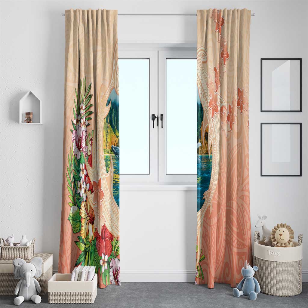 Hawaii Kauai Na Pali Coast Landscape Window Curtain LT05 - Polynesian Pride