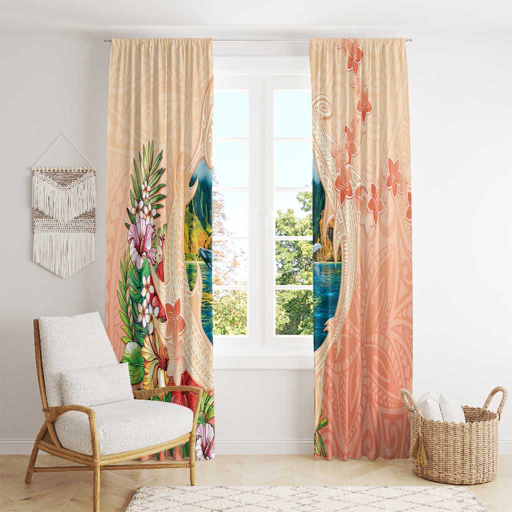 Hawaii Kauai Na Pali Coast Landscape Window Curtain LT05 - Polynesian Pride