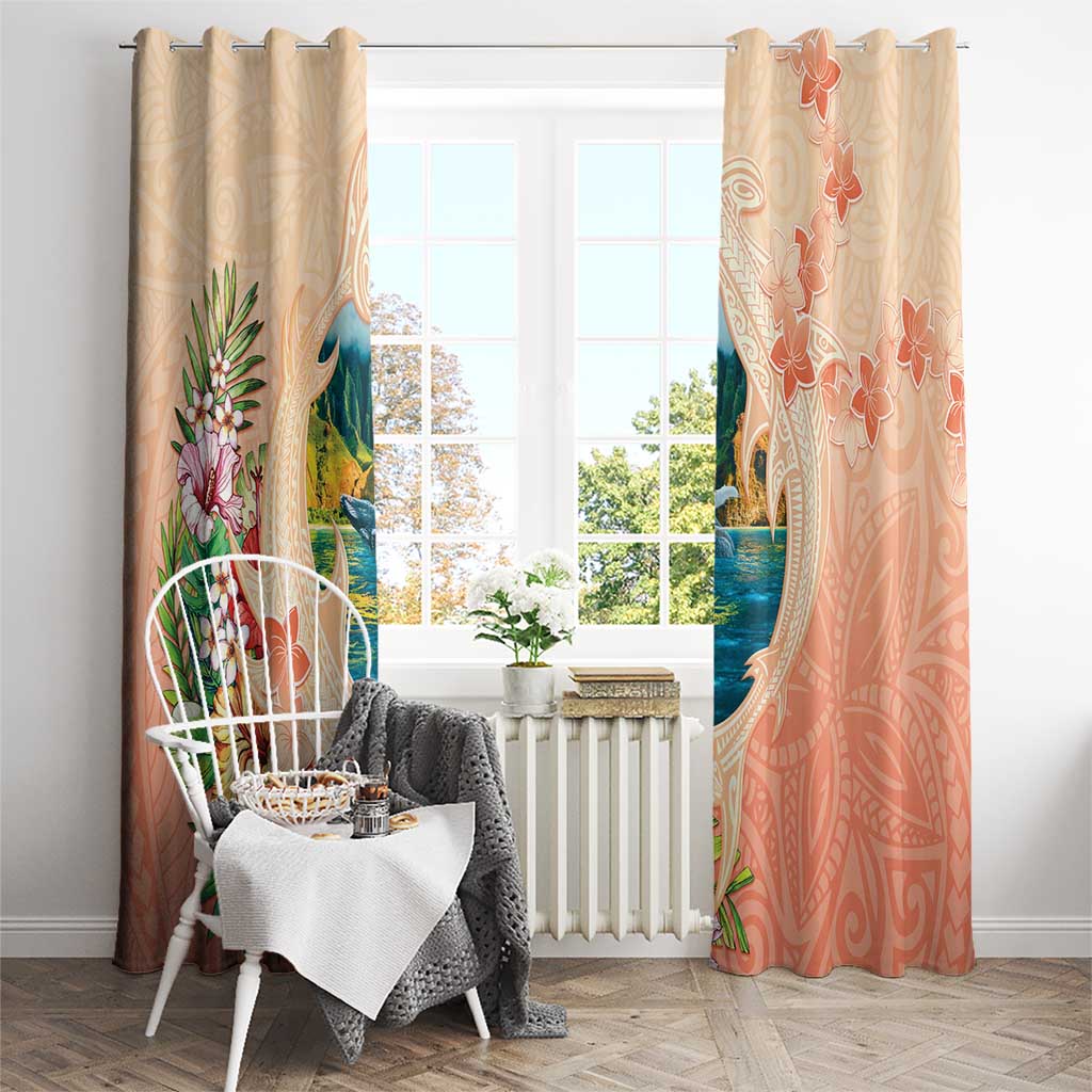 Hawaii Kauai Na Pali Coast Landscape Window Curtain LT05 - Polynesian Pride