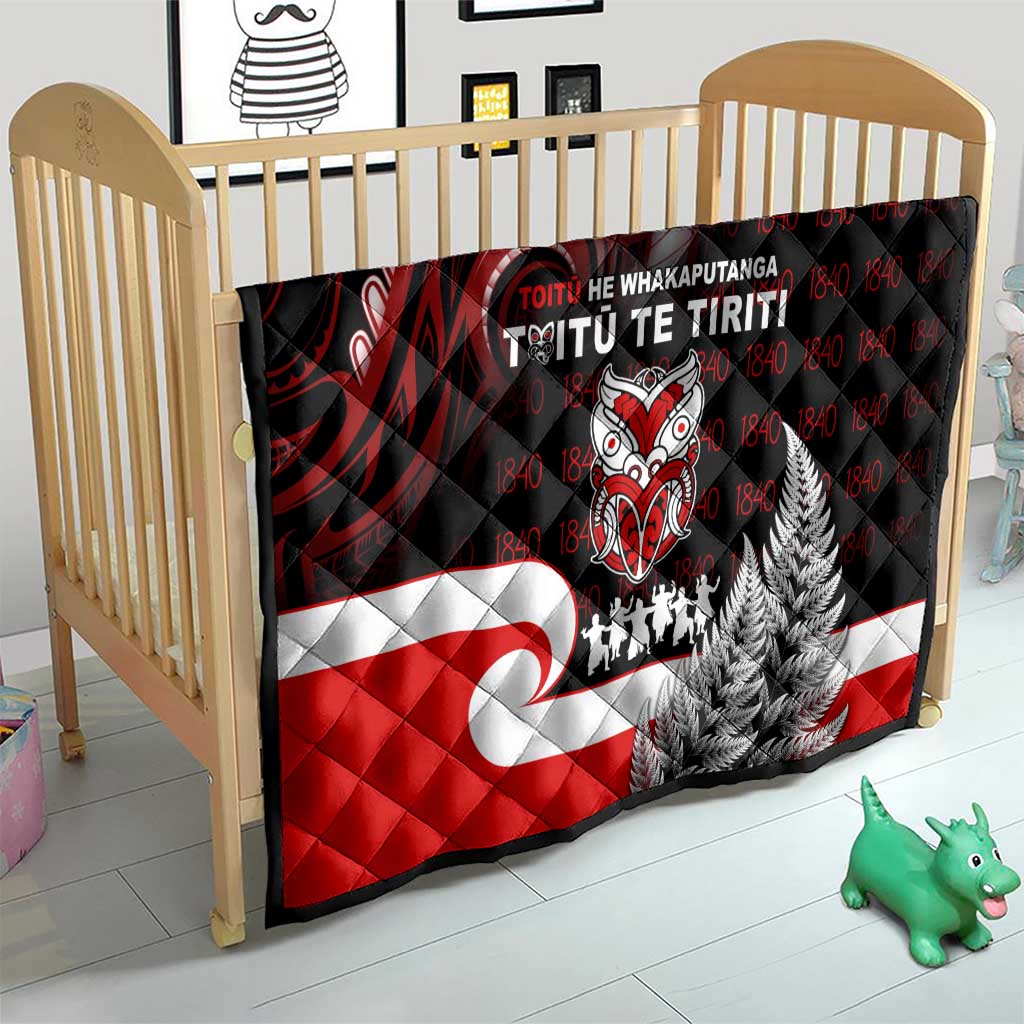 Aotearoa Toitu He Whakaputanga Quilt Toitu Te Tiriti O Waitangi