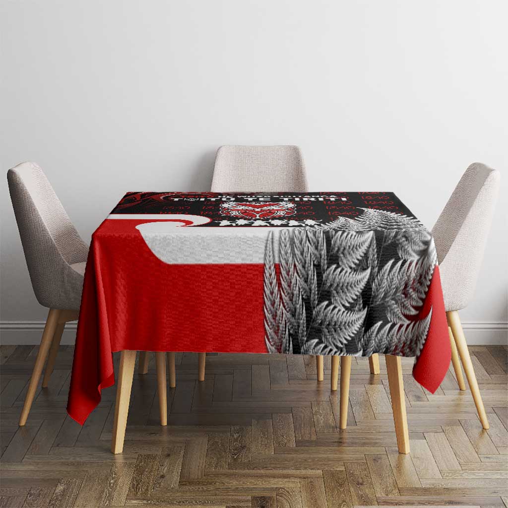 Aotearoa Toitu He Whakaputanga Tablecloth Toitu Te Tiriti O Waitangi