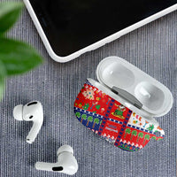 Wallis And Futuna Christmas AirPods Case Festive Beach Vibes - Polynesian Pride