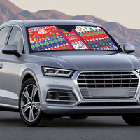 Wallis And Futuna Christmas Auto Sun Shade Festive Beach Vibes - Polynesian Pride