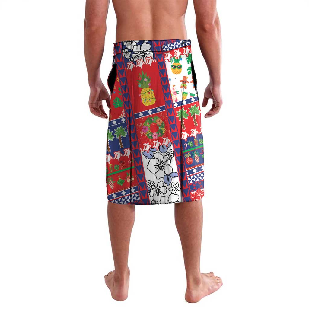 Wallis And Futuna Christmas Lavalava Festive Beach Vibes - Polynesian Pride