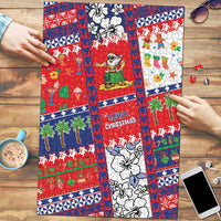 Wallis And Futuna Christmas Puzzle Festive Beach Vibes - Polynesian Pride