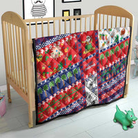 Wallis And Futuna Christmas Quilt Festive Beach Vibes - Polynesian Pride