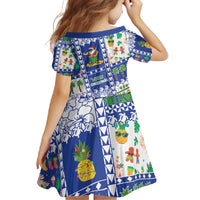 Northern Mariana Islands Christmas Family Matching Summer Maxi Dress and Hawaiian Shirt Festive Beach Vibes - Polynesian Pride