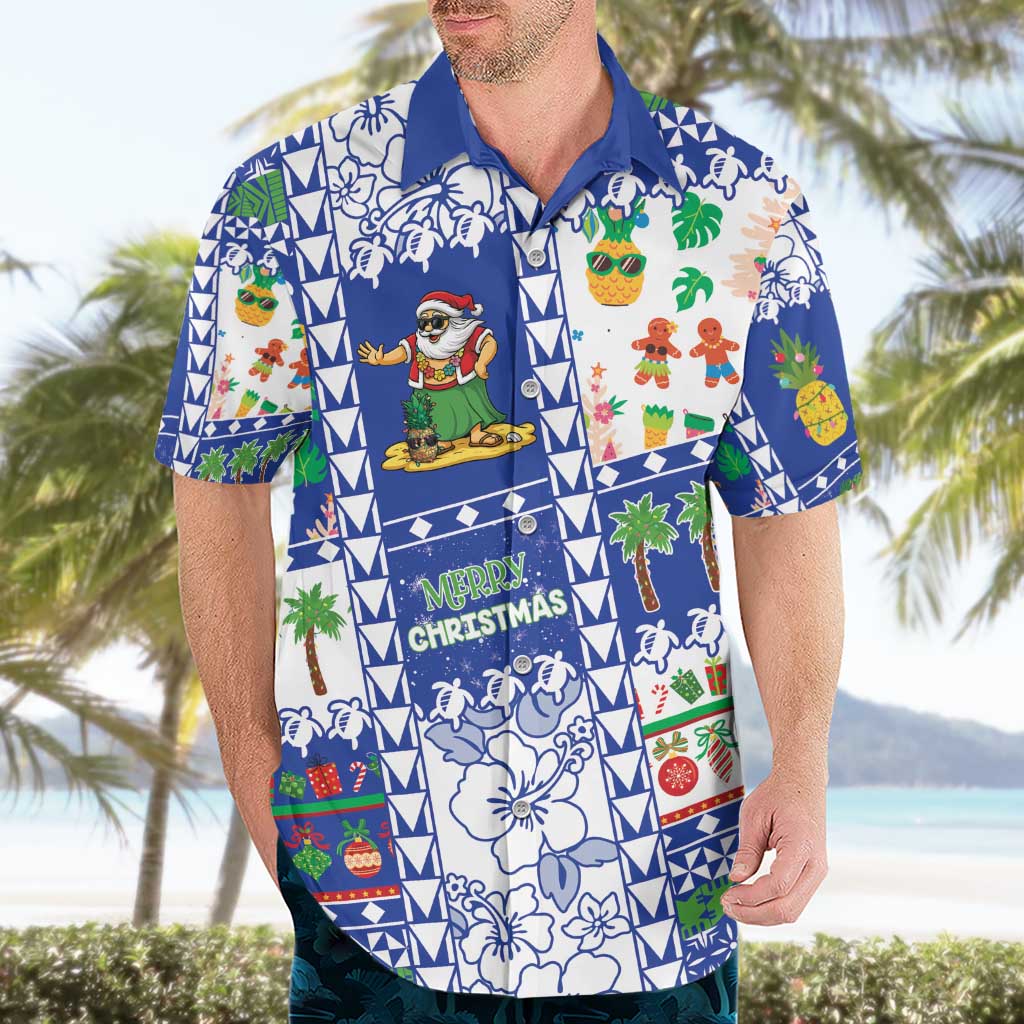 Northern Mariana Islands Christmas Hawaiian Shirt Festive Beach Vibes - Polynesian Pride