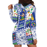 Northern Mariana Islands Christmas Hoodie Dress Festive Beach Vibes - Polynesian Pride