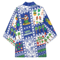 Northern Mariana Islands Christmas Kimono Festive Beach Vibes - Polynesian Pride
