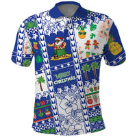 Northern Mariana Islands Christmas Polo Shirt Festive Beach Vibes - Polynesian Pride