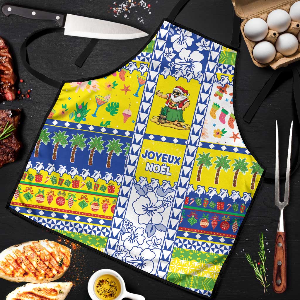 New Caledonia Christmas Apron Festive Beach Vibes - Polynesian Pride