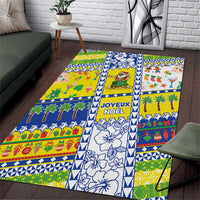 New Caledonia Christmas Area Rug Festive Beach Vibes - Polynesian Pride