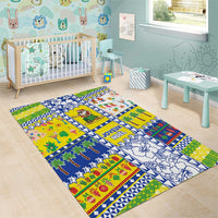 New Caledonia Christmas Area Rug Festive Beach Vibes - Polynesian Pride