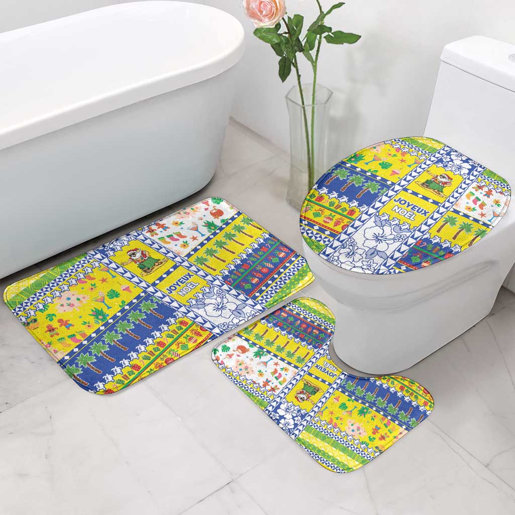 New Caledonia Christmas Bathroom Set Festive Beach Vibes - Polynesian Pride