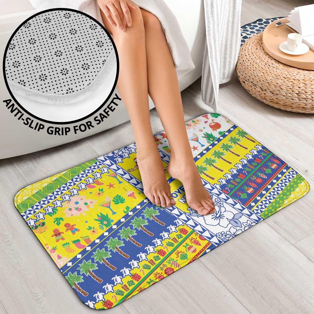 New Caledonia Christmas Bathroom Set Festive Beach Vibes - Polynesian Pride