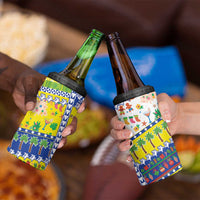 New Caledonia Christmas 4 in 1 Can Cooler Tumbler Festive Beach Vibes - Polynesian Pride