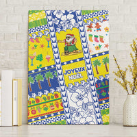 New Caledonia Christmas Canvas Wall Art Festive Beach Vibes - Polynesian Pride