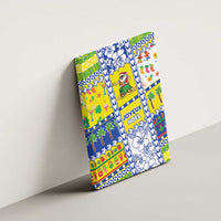 New Caledonia Christmas Canvas Wall Art Festive Beach Vibes - Polynesian Pride