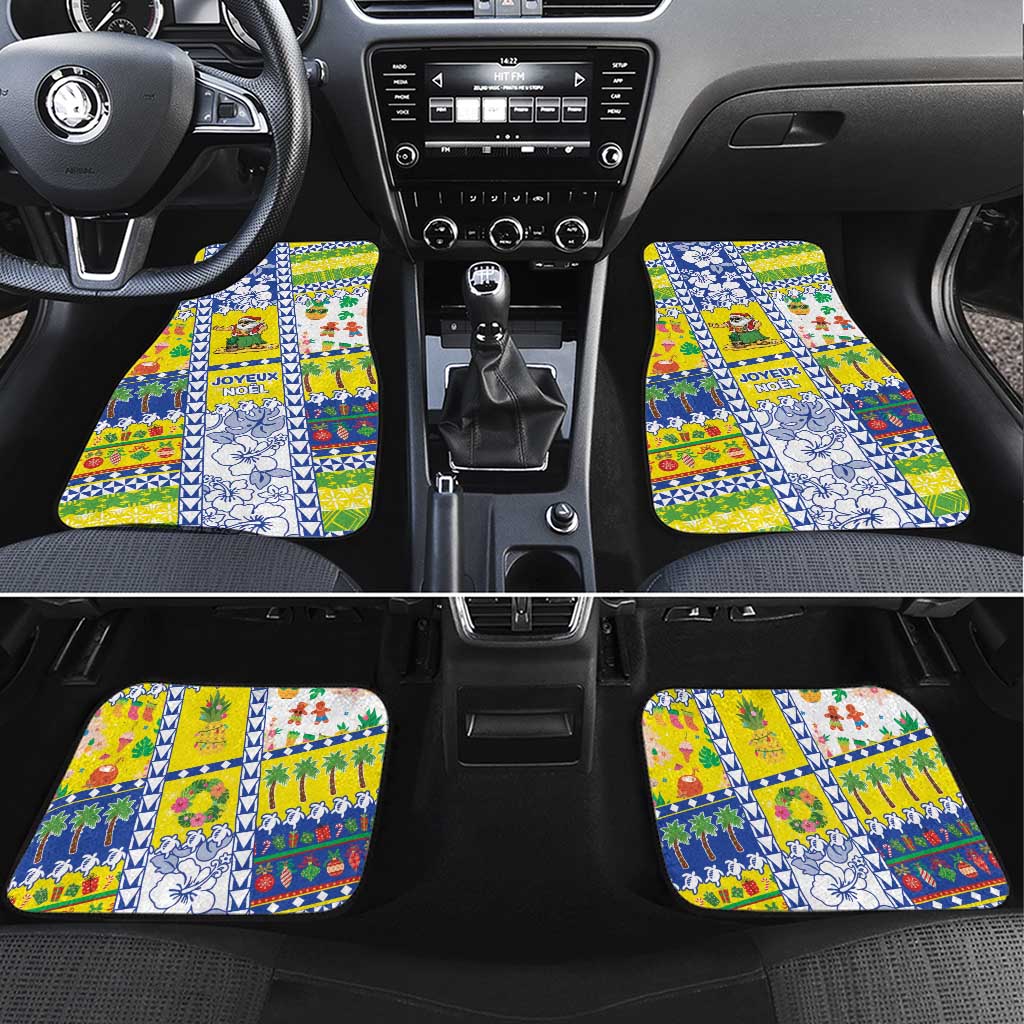 New Caledonia Christmas Car Mats Festive Beach Vibes - Polynesian Pride