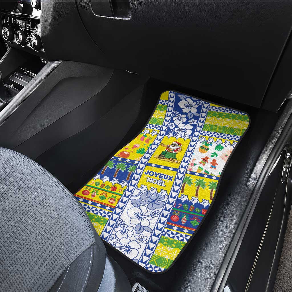 New Caledonia Christmas Car Mats Festive Beach Vibes - Polynesian Pride