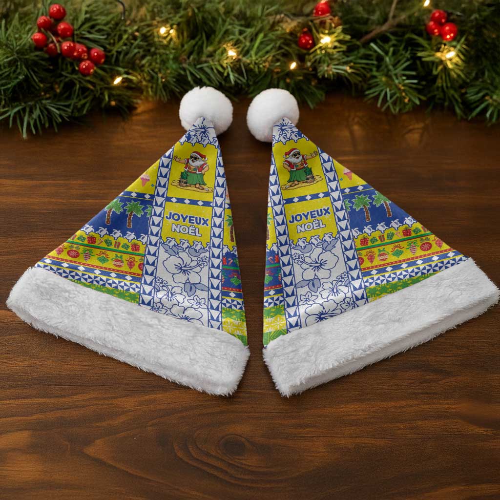 New Caledonia Christmas Santa Hat Festive Beach Vibes - Polynesian Pride
