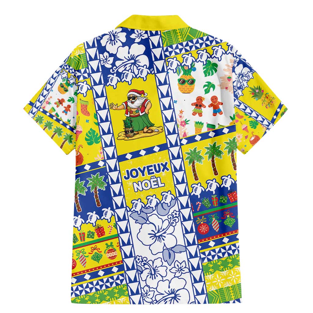 New Caledonia Christmas Family Matching Mermaid Dress and Hawaiian Shirt Festive Beach Vibes - Polynesian Pride