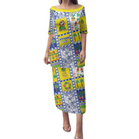 New Caledonia Christmas Family Matching Puletasi and Hawaiian Shirt Festive Beach Vibes - Polynesian Pride