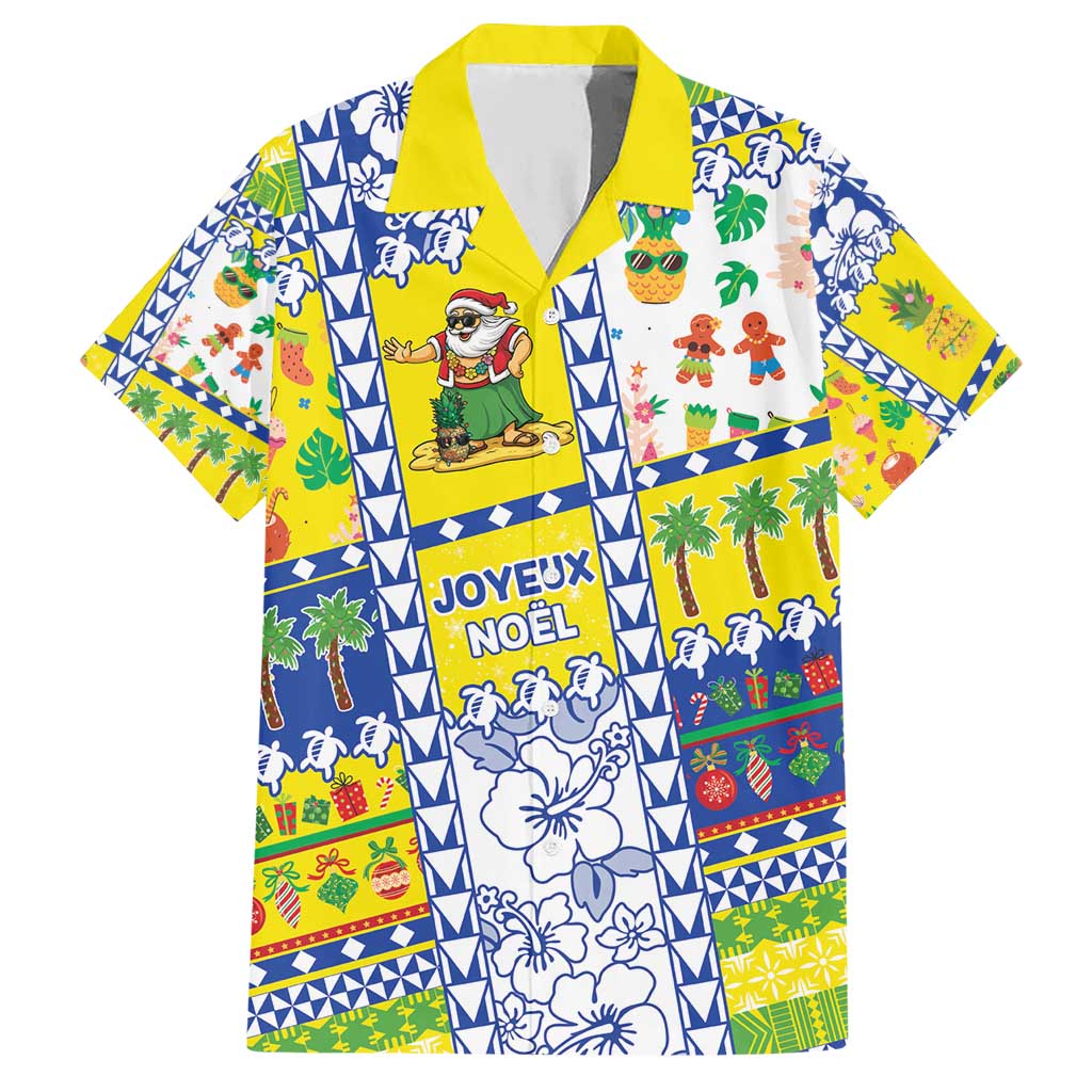 New Caledonia Christmas Family Matching Short Sleeve Bodycon Dress and Hawaiian Shirt Festive Beach Vibes - Polynesian Pride